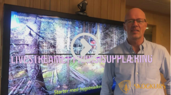Skog­kurs på konfe­ranse om flek­sibel opplæring